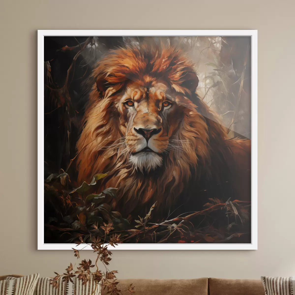 Poster Leeuw f49665