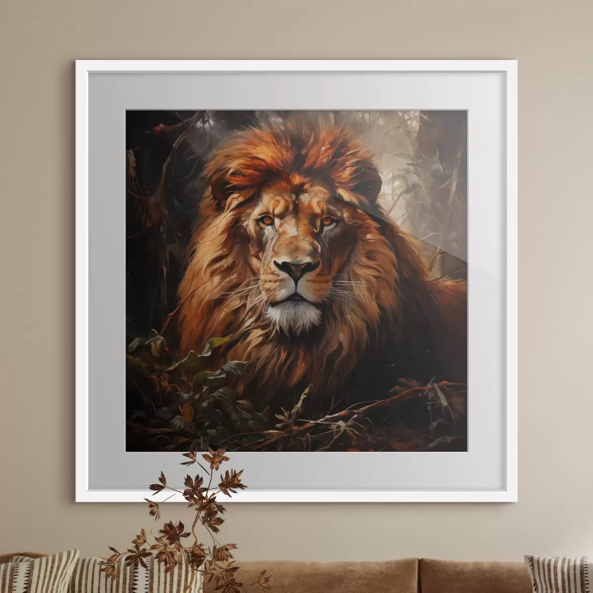 Poster Leeuw f49665