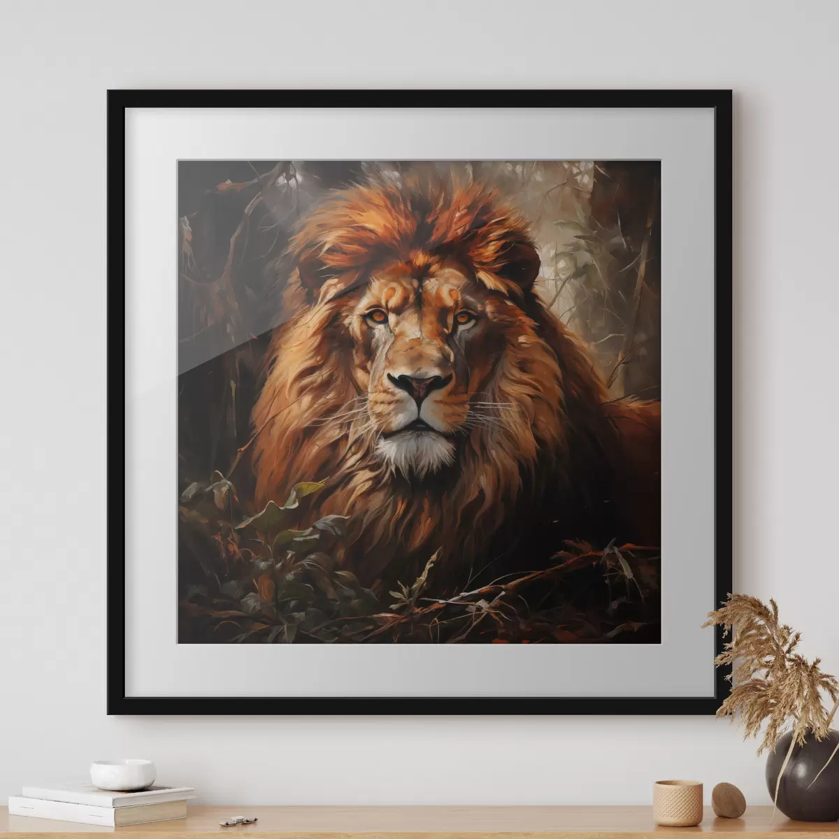 Poster Leeuw f49665