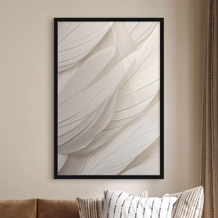 Fotobehang Abstract: Beige golven f49377
