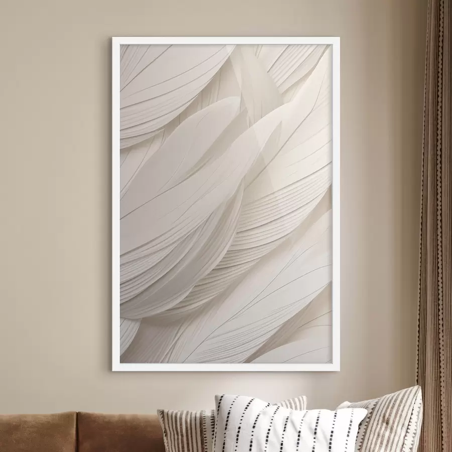 Fotobehang Abstract: Beige golven f49377