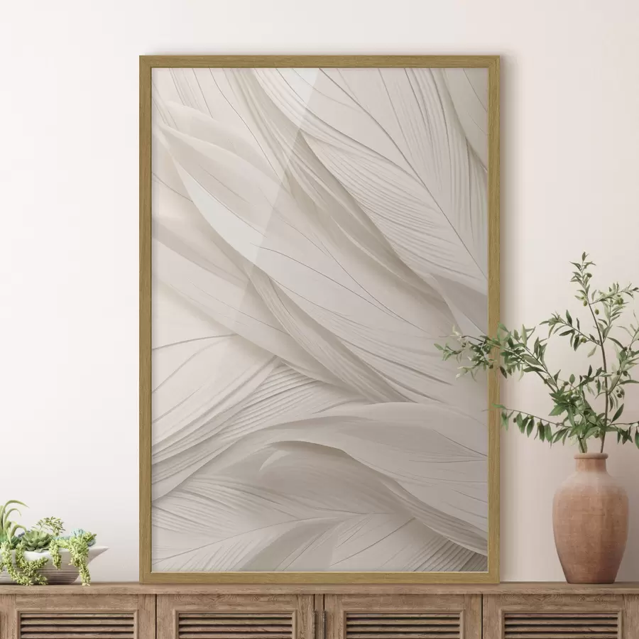 Fotobehang Getextureerde abstractie in beige tinten f49378