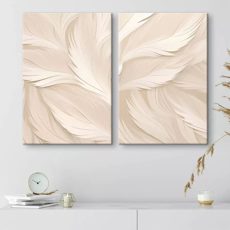 Fotobehang Volumetrische beige lijnen m30607
