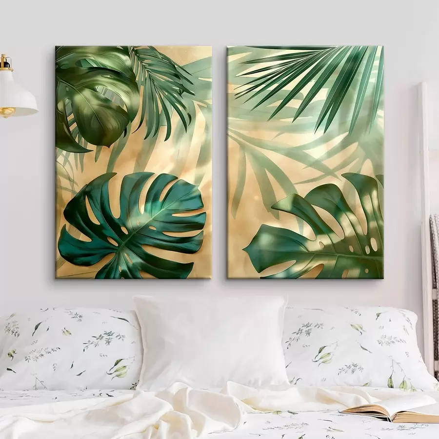  Schilderijen Tropische Monstera-bladeren m30609