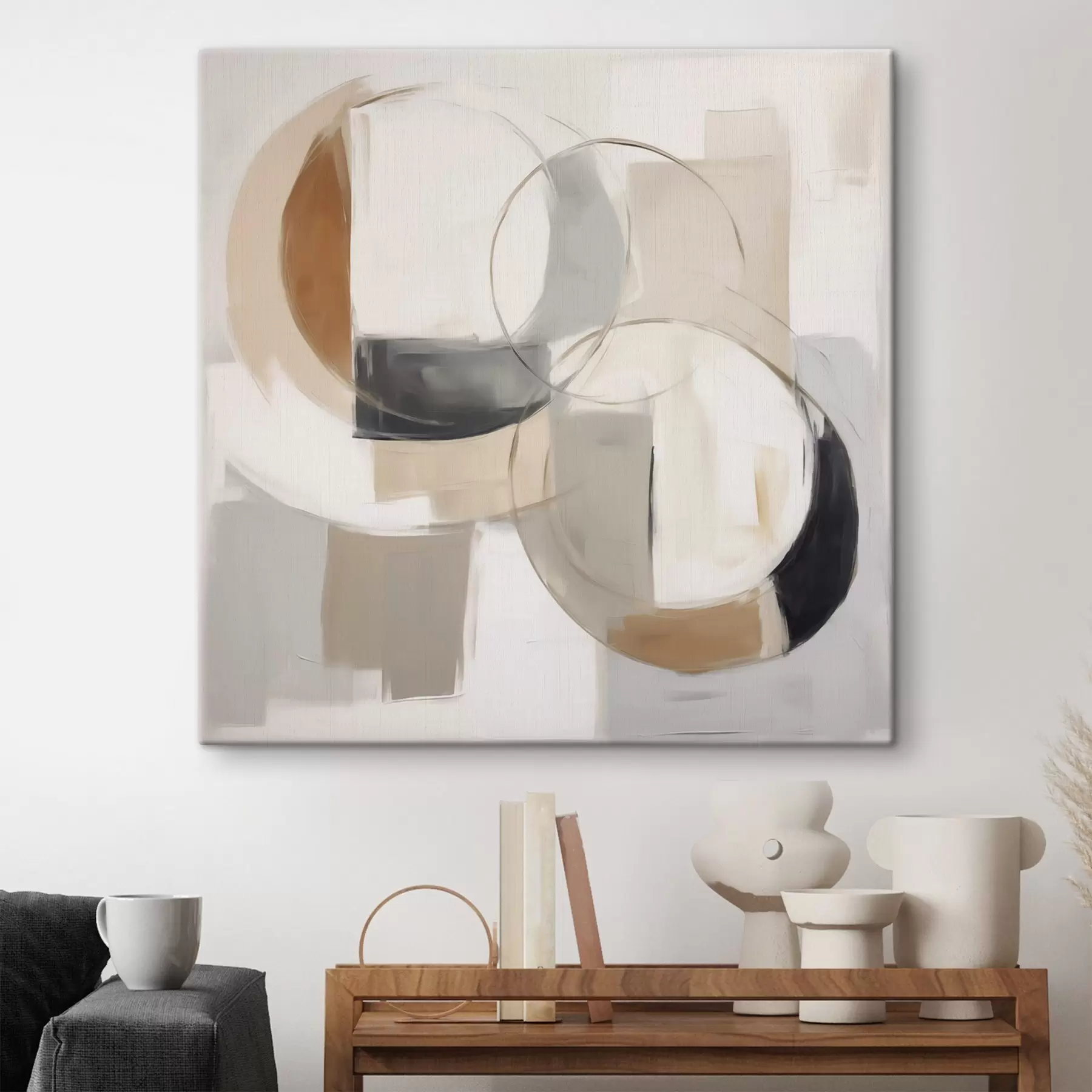  Schilderijen Abstractie imitatie van schilderkunst s49744