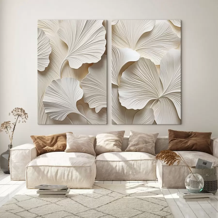  Schilderijen Abstrakt bloemenpatroon, platte illustratie m30671