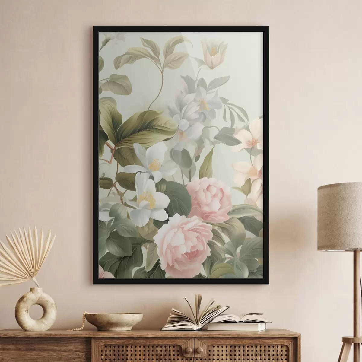 Poster Fijne tuinrozen f49732