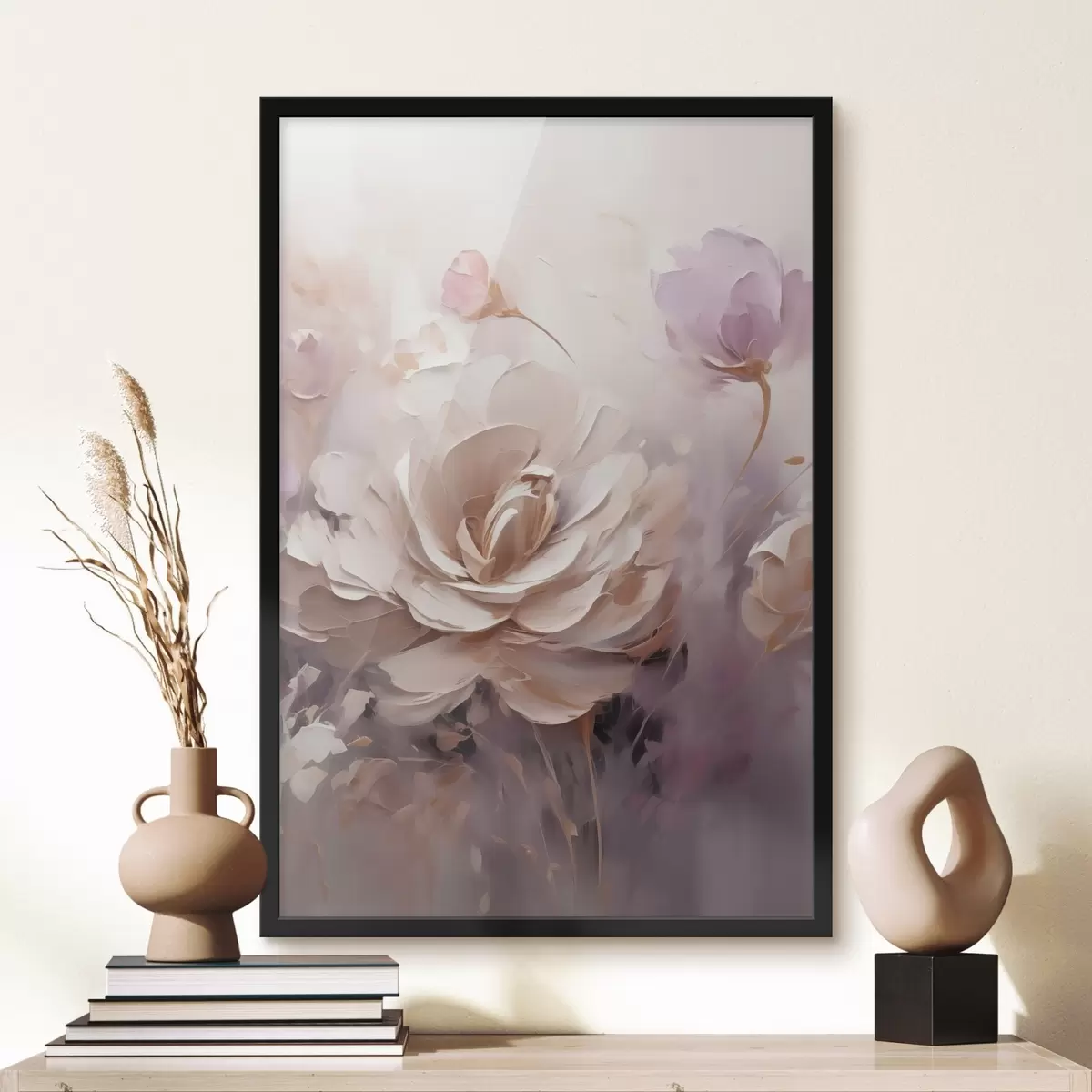 Poster Crème roos f49735