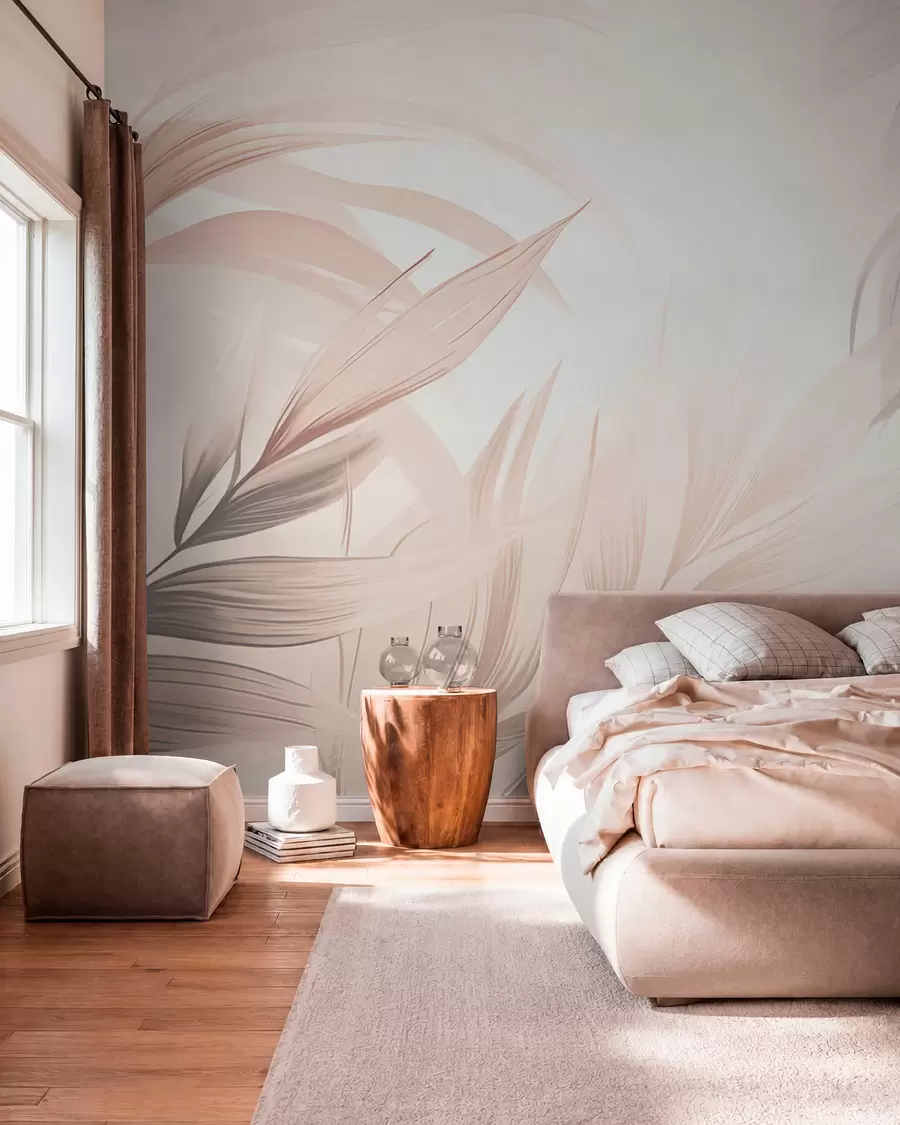 Fotobehang Puntige bladeren w05742