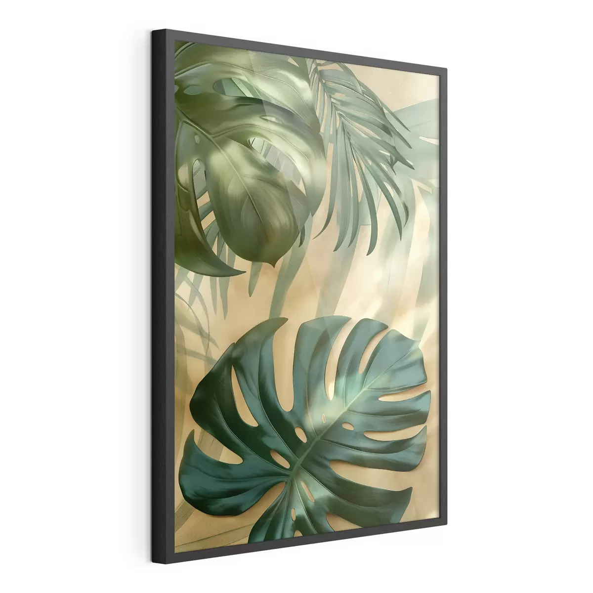 Poster Monstera en tropische bladeren f49552