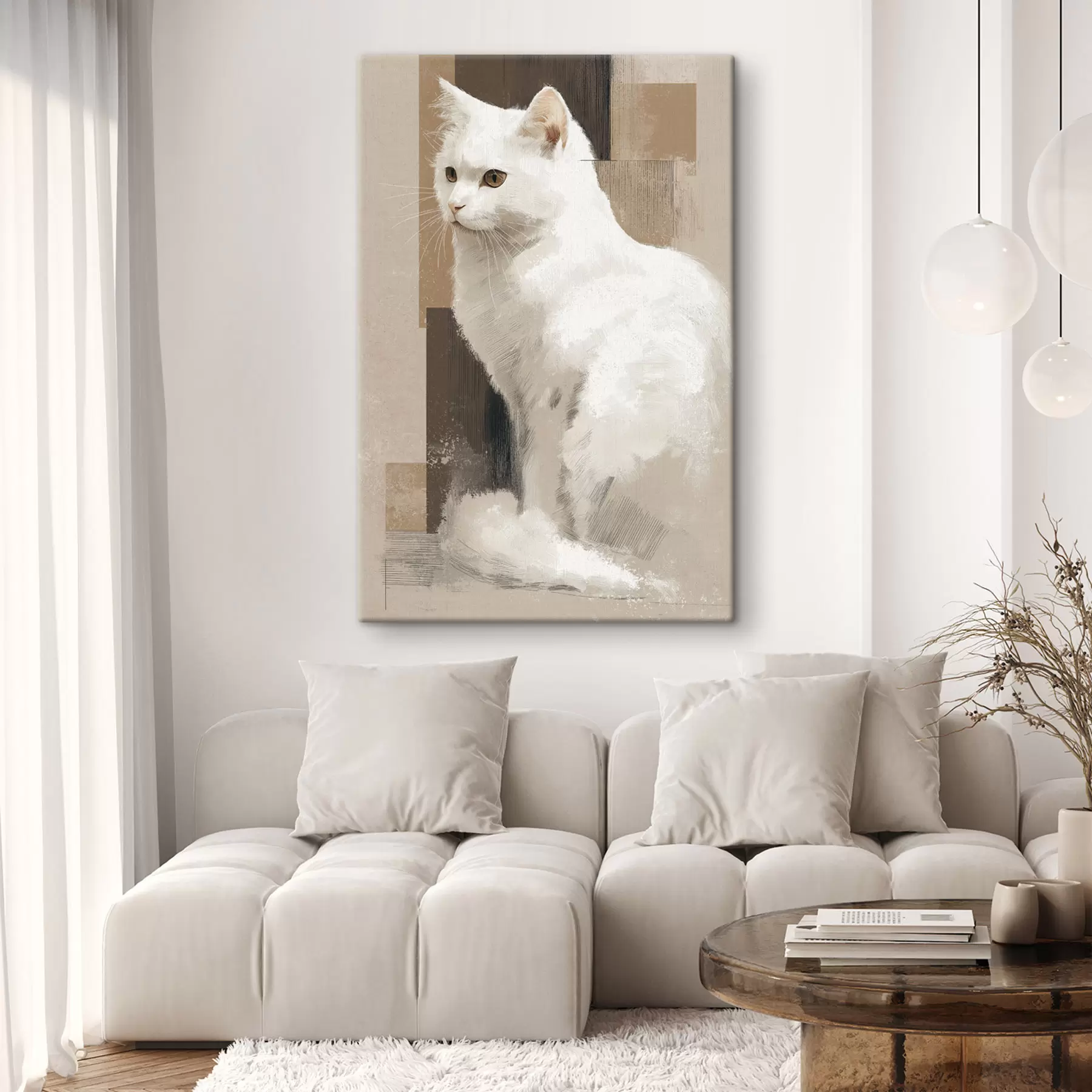  Schilderijen Witte Kat s49837