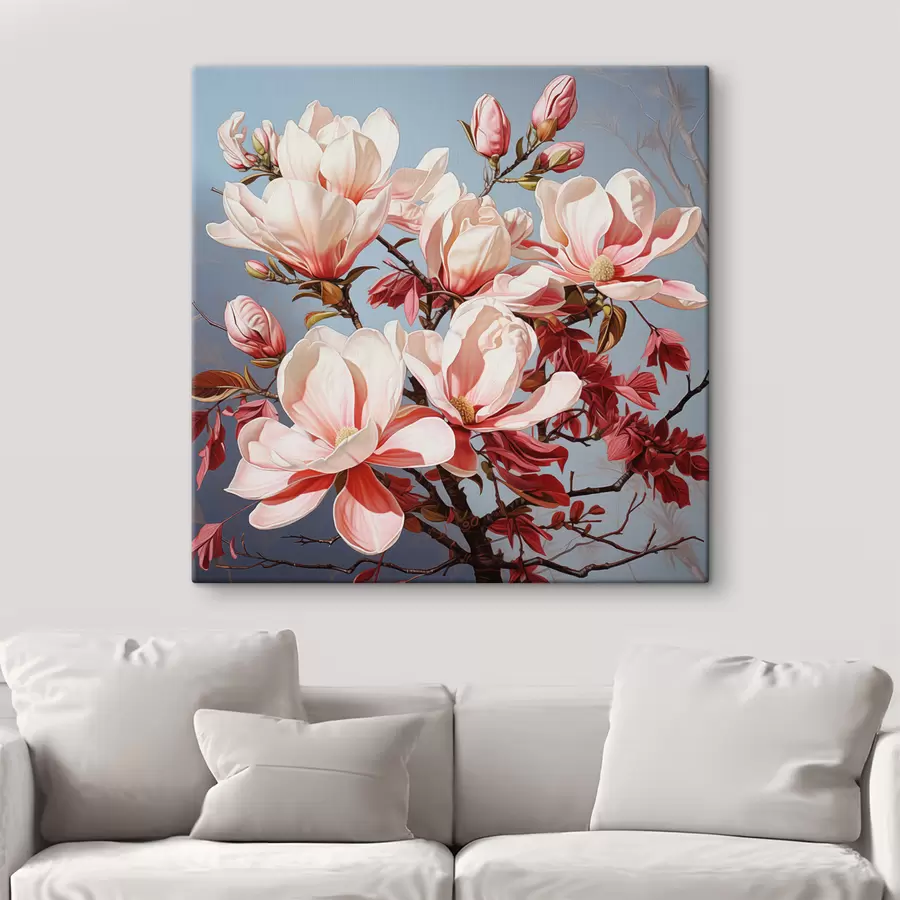  Schilderijen Magnolia’s bij zonsopgang s49850
