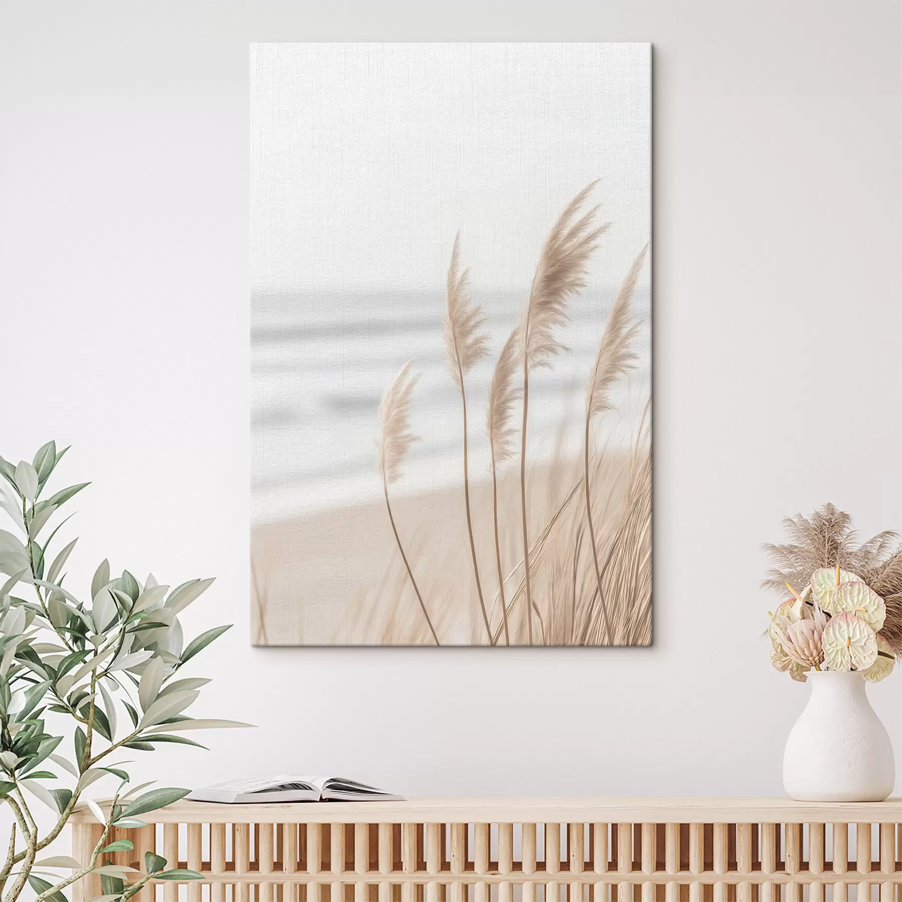  Schilderijen Riet aan zee s49800
