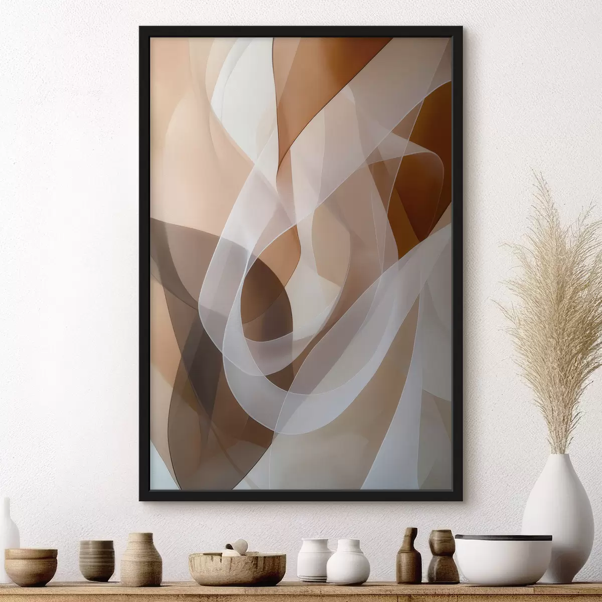 Poster Abstracte lijnen f49801