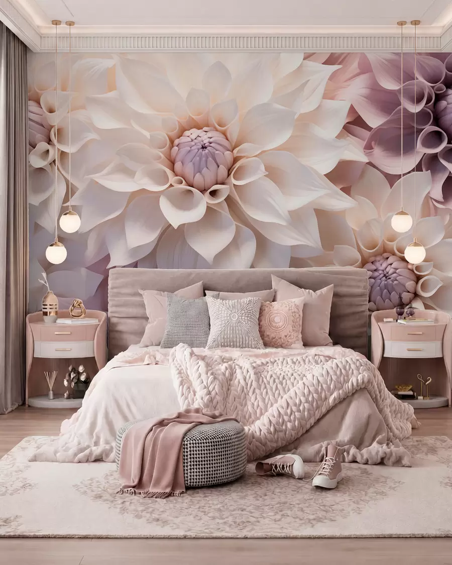 Fotobehang Klassieke bloemen w05774