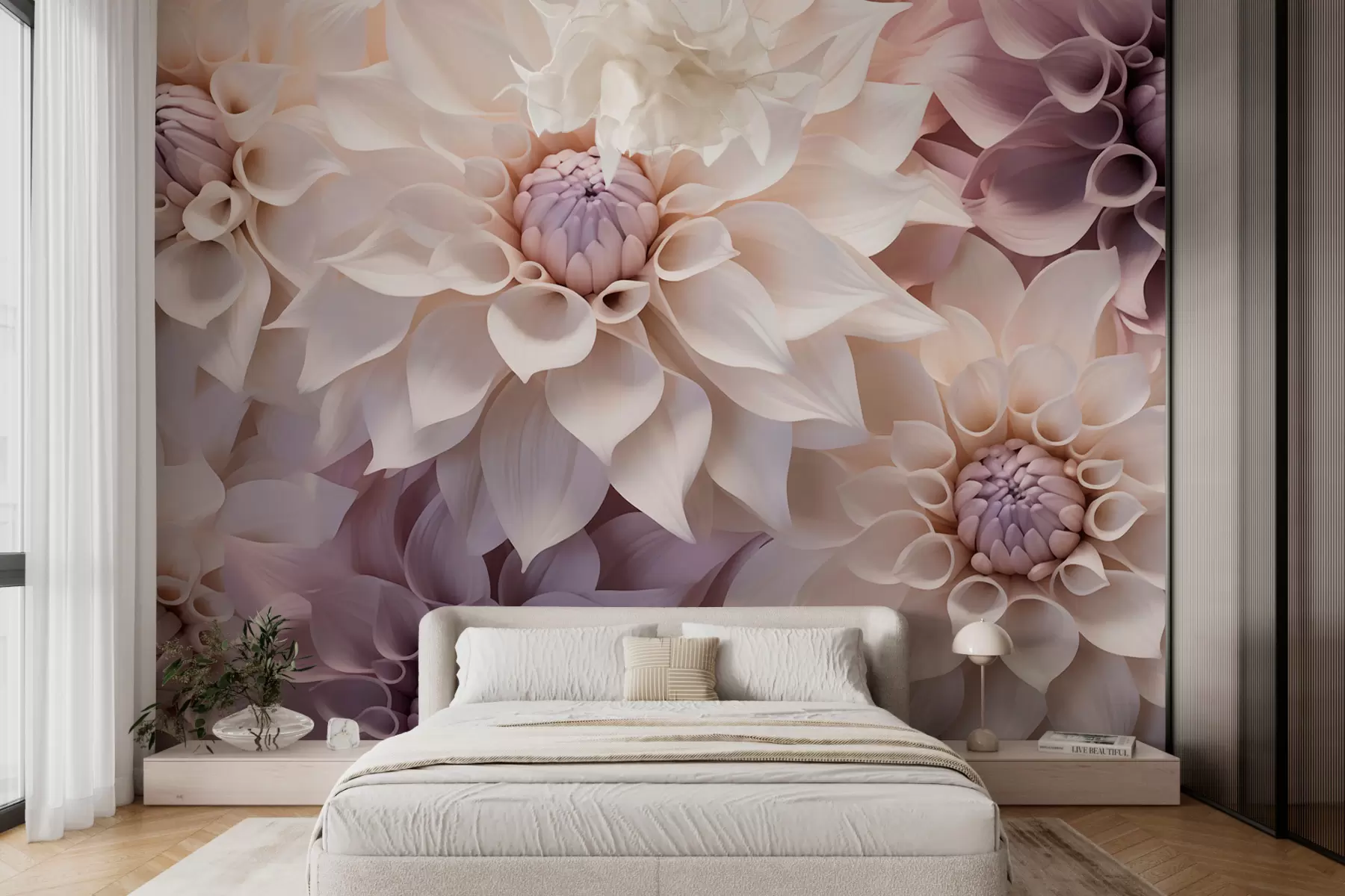 Fotobehang Klassieke bloemen w05774