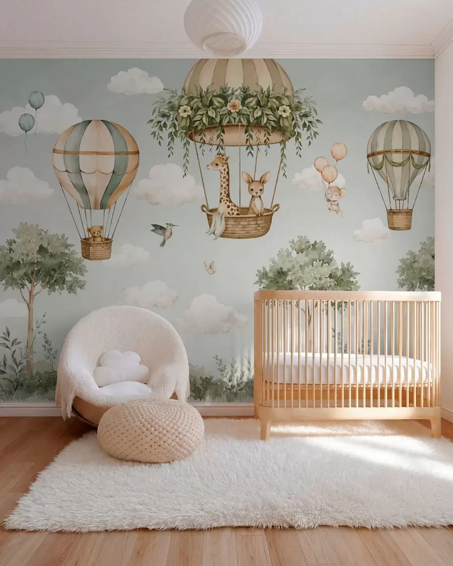 Fotobehang Ballonavonturen w05738