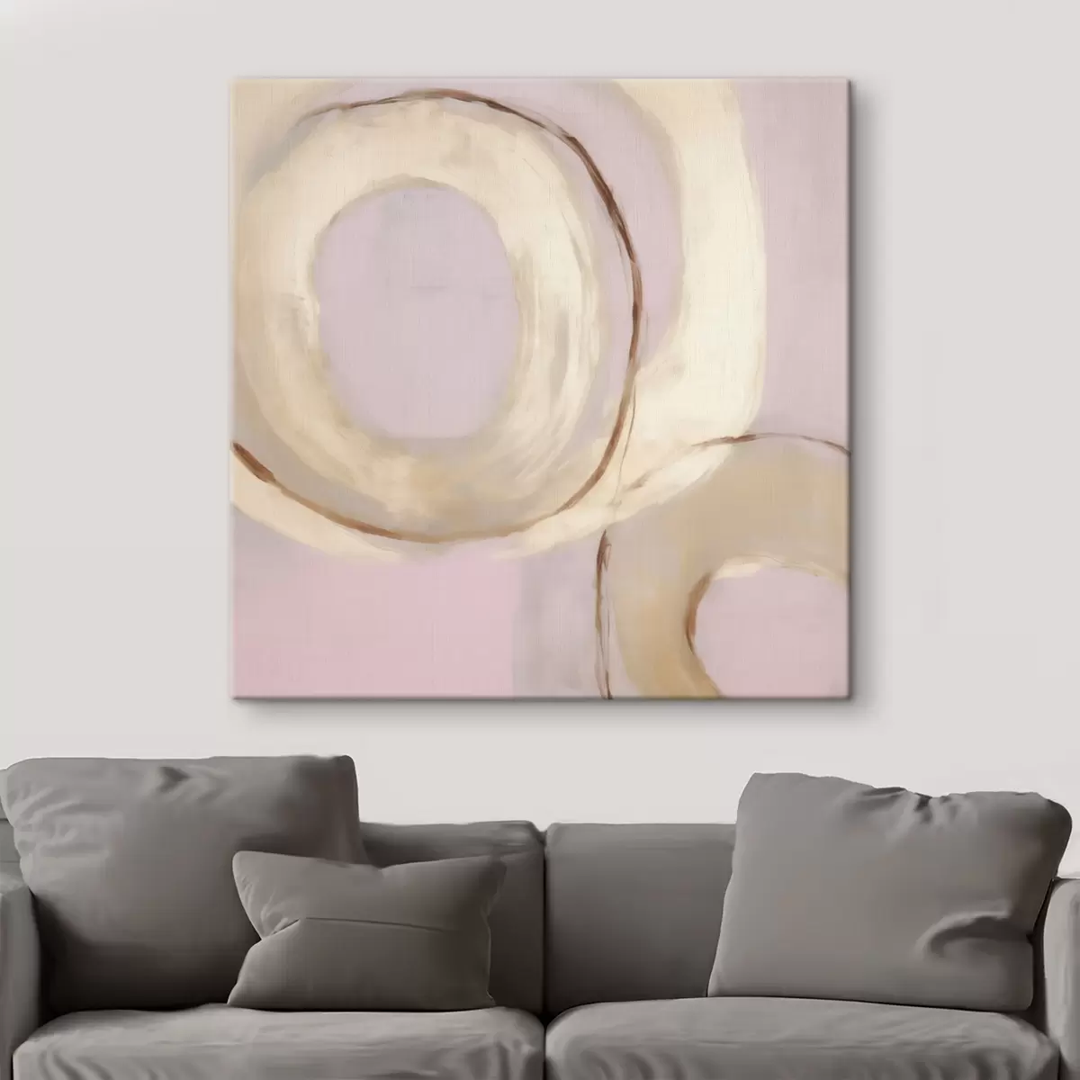  Schilderijen Abstracte cirkels, imitatie van schilderijen s49903