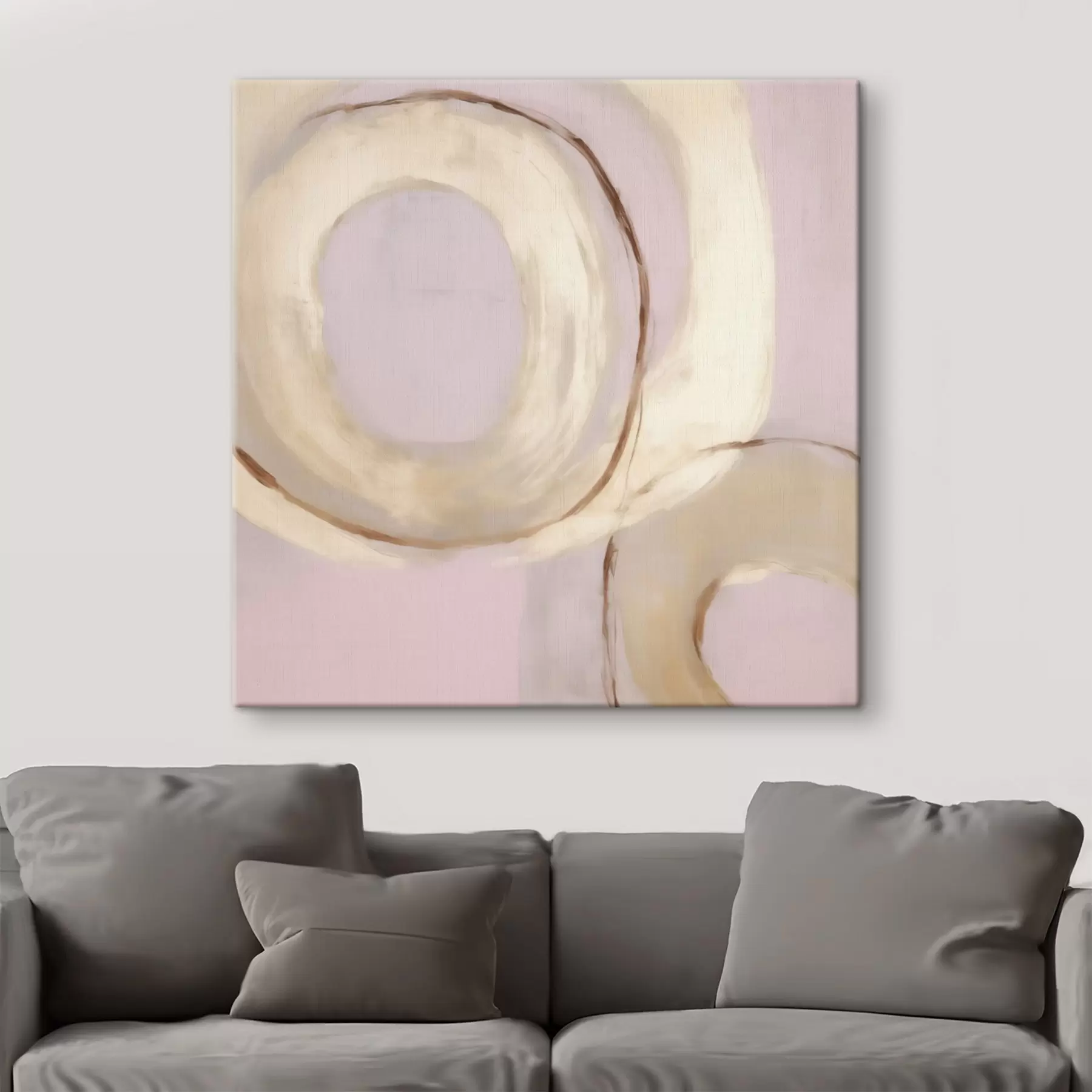  Schilderijen Abstracte cirkels, imitatie van schilderijen s49903