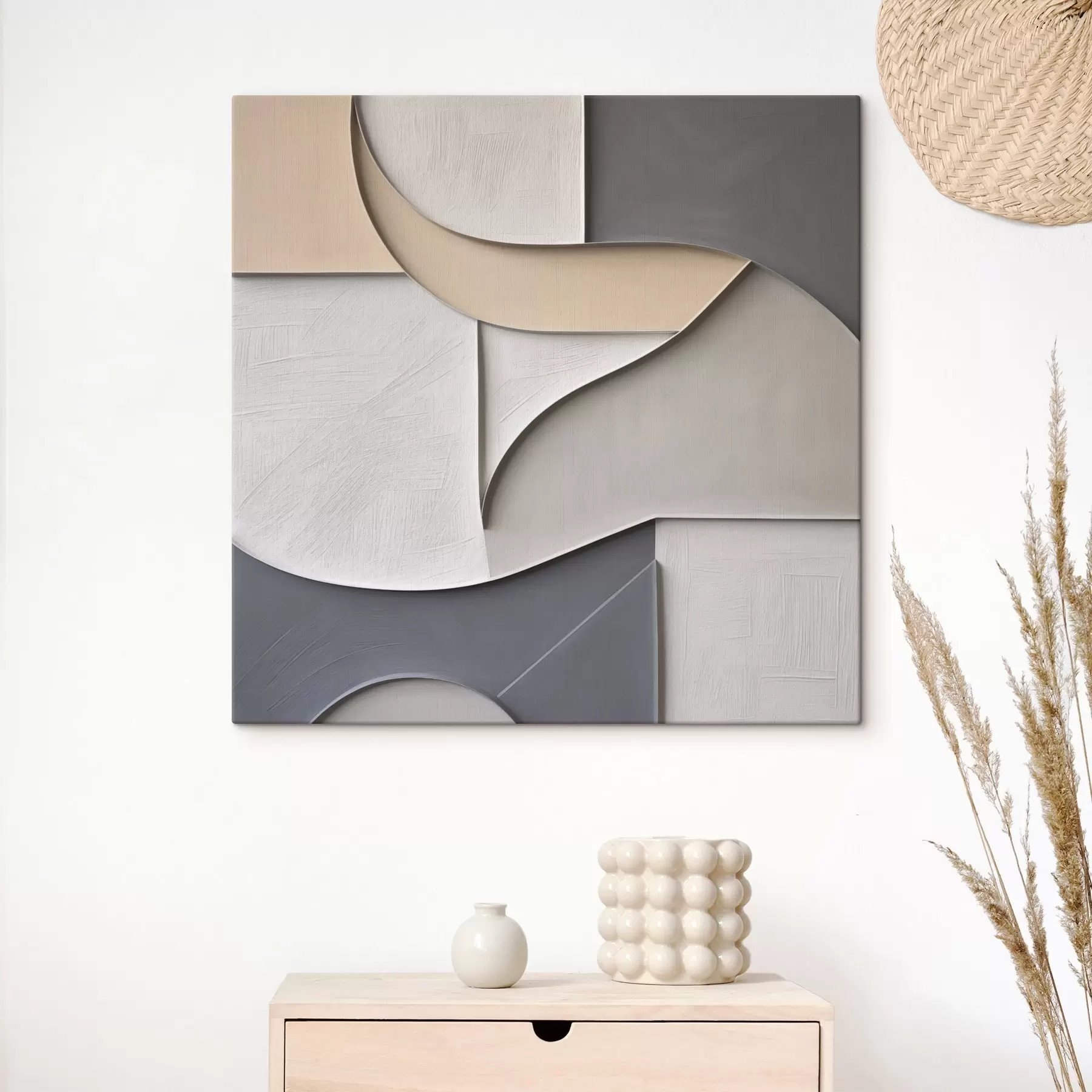  Schilderijen Abstracte, platte illustratie s49905