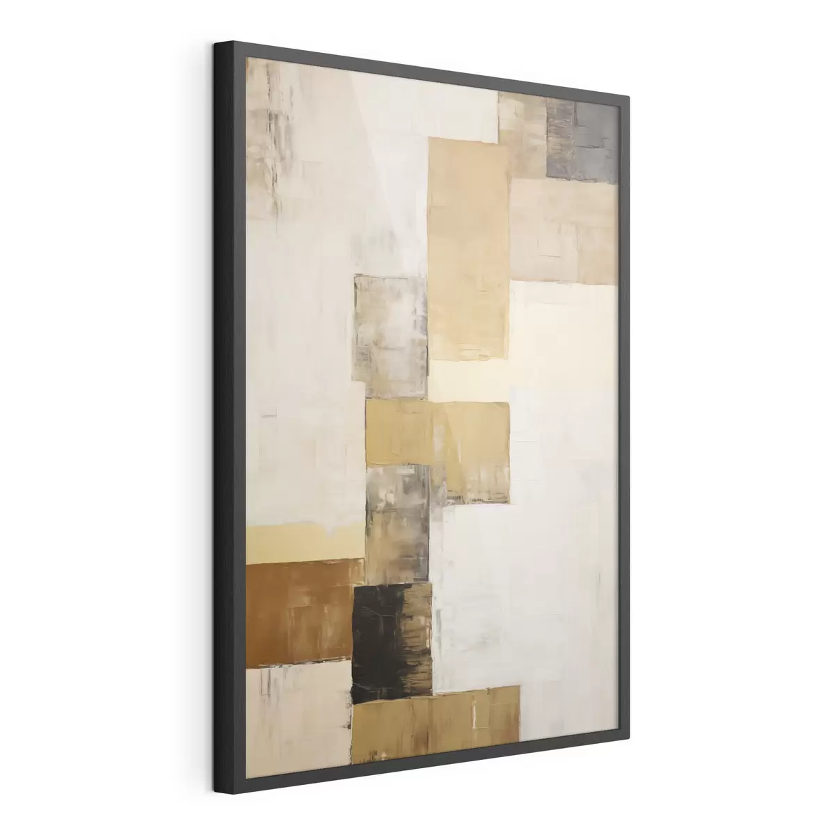 Poster Abstractie imitatie van schilderkunst f49897