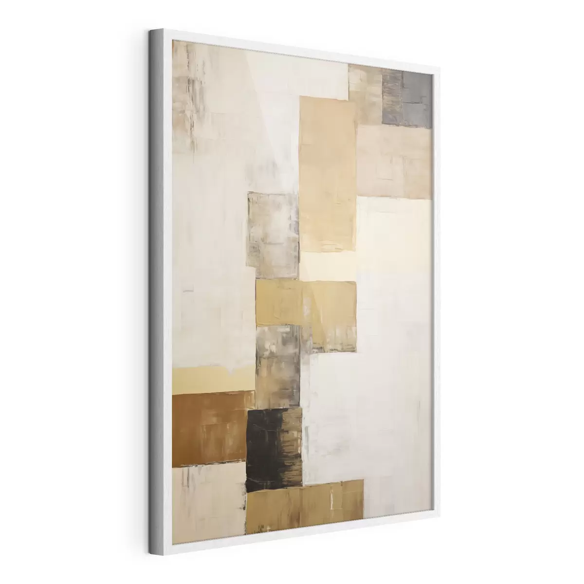 Poster Abstractie imitatie van schilderkunst f49897