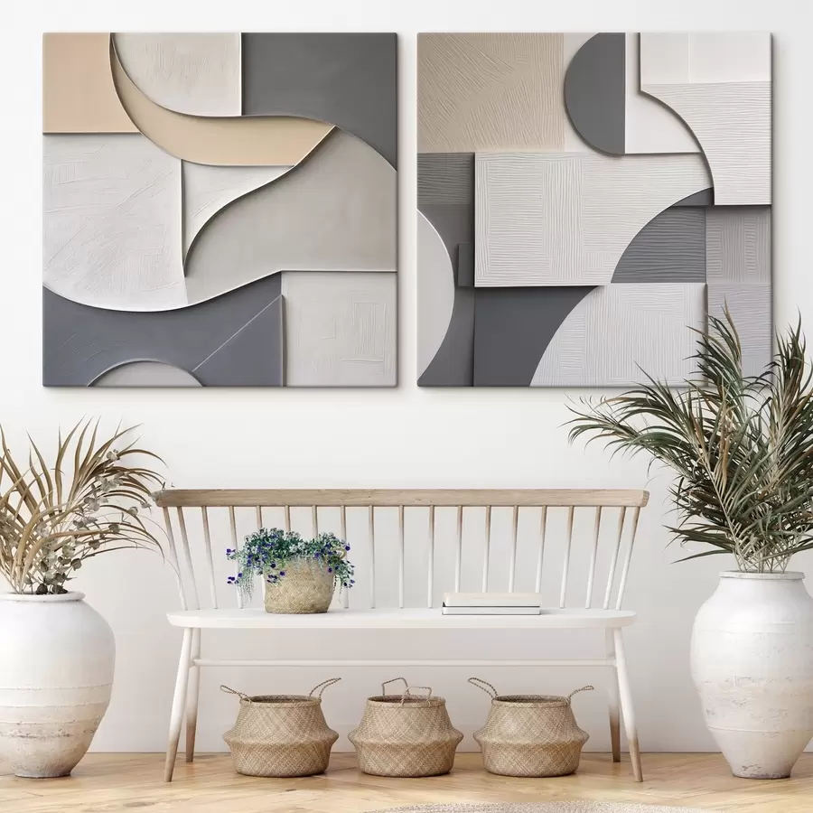 Fotobehang Abstracte, platte illustratie m30736