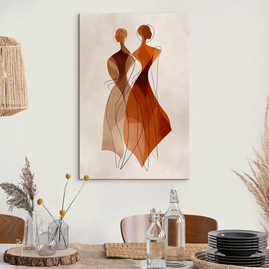  Schilderijen Abstracte silhouetten s49922