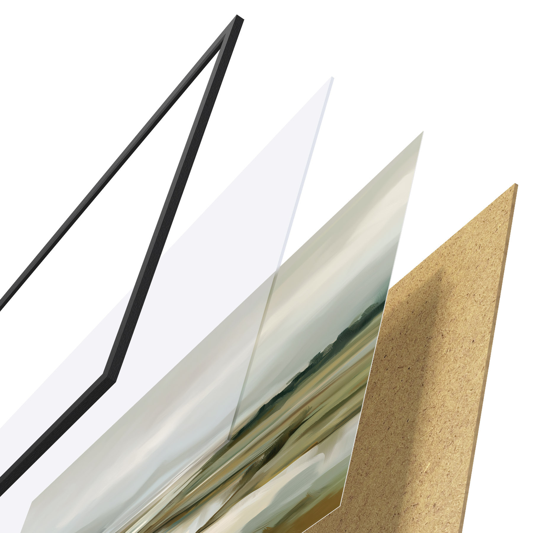 Poster Kronkelende rivier f49910