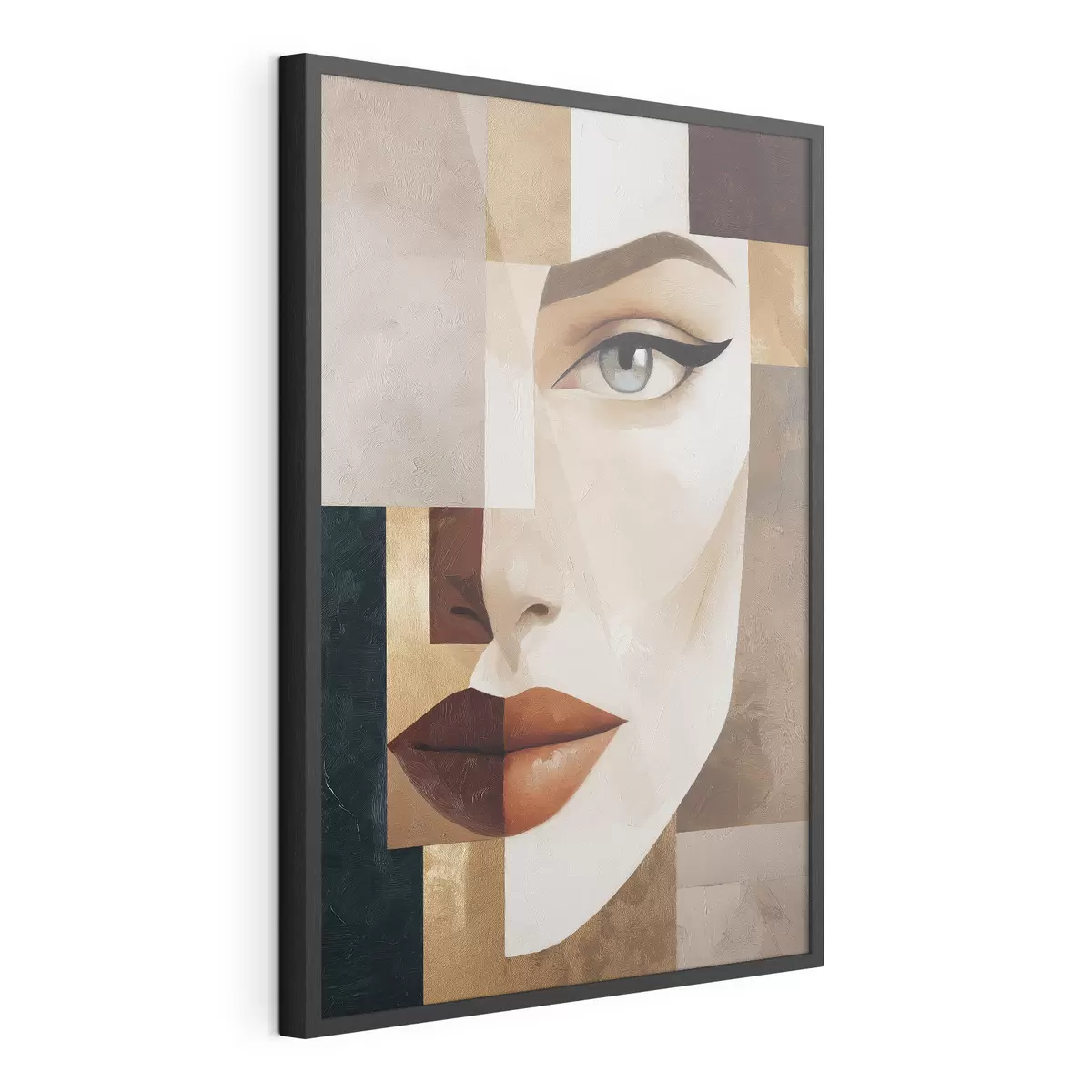 Poster Een abstract gezicht f49934