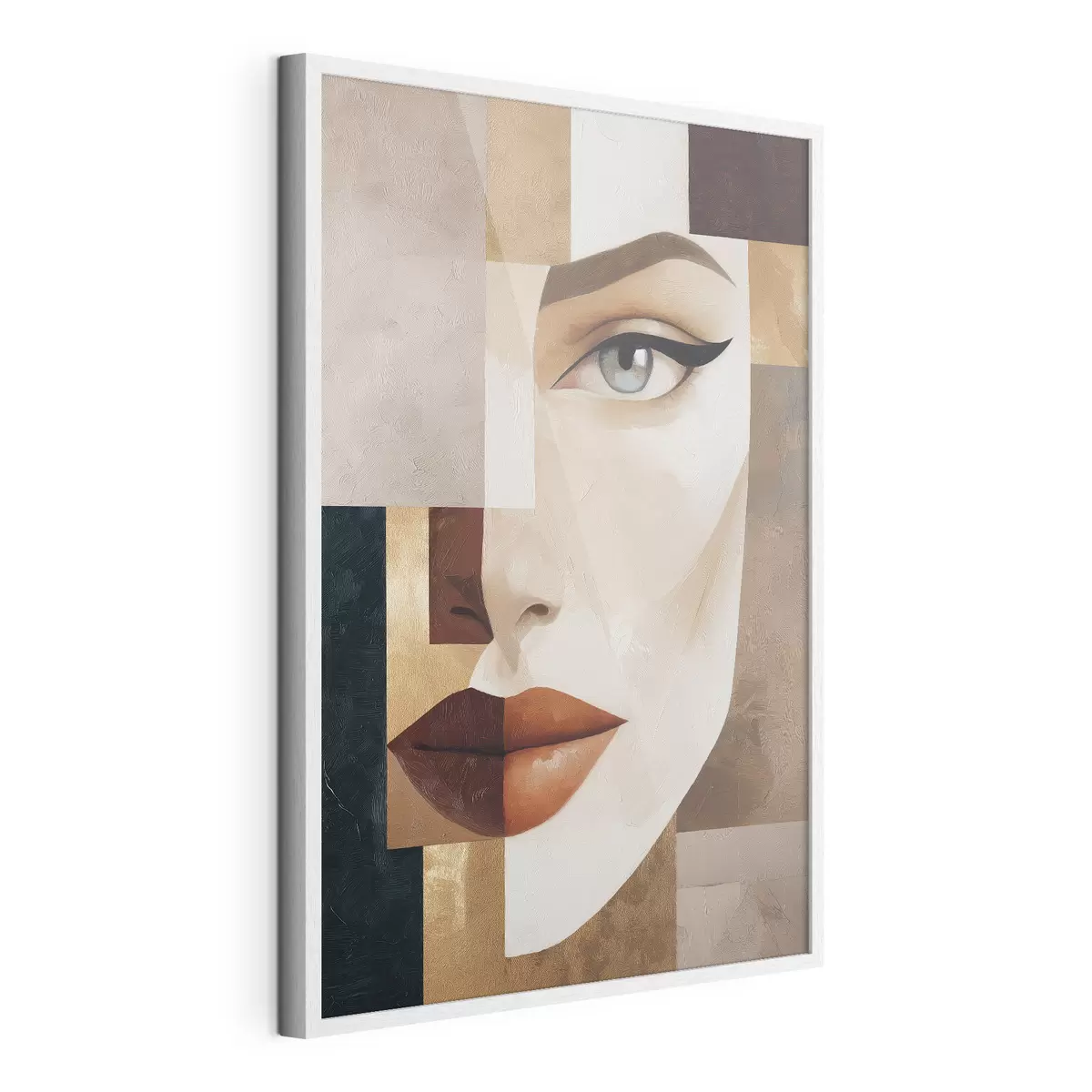 Poster Een abstract gezicht f49934