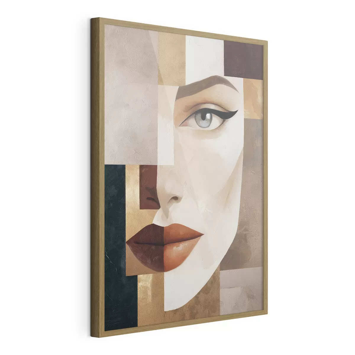 Poster Een abstract gezicht f49934