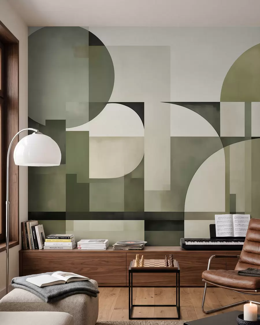 Fotobehang Geometrische abstractie w05782