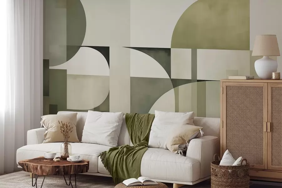 Fotobehang Geometrische abstractie w05782