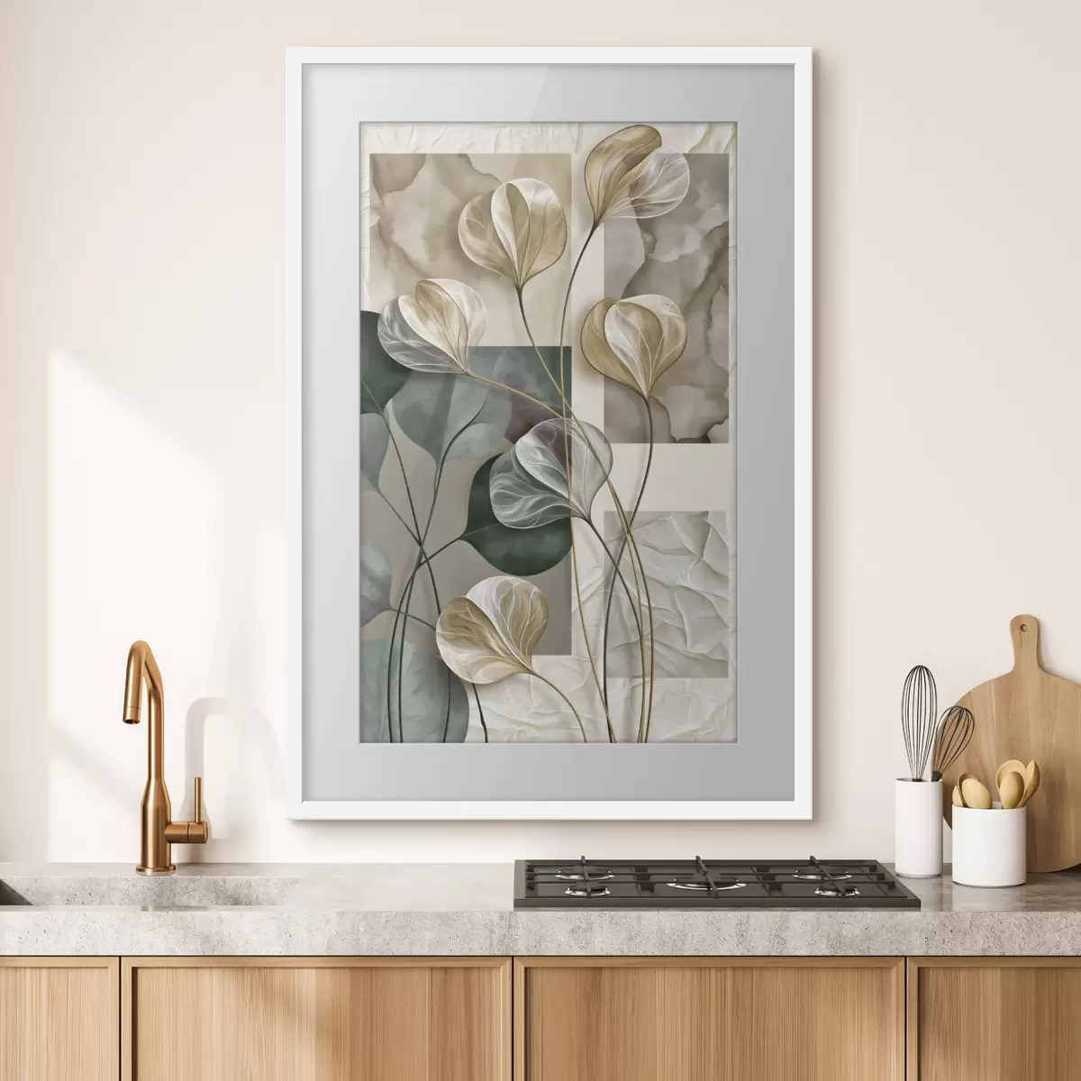 Poster Botanische abstractie f49759