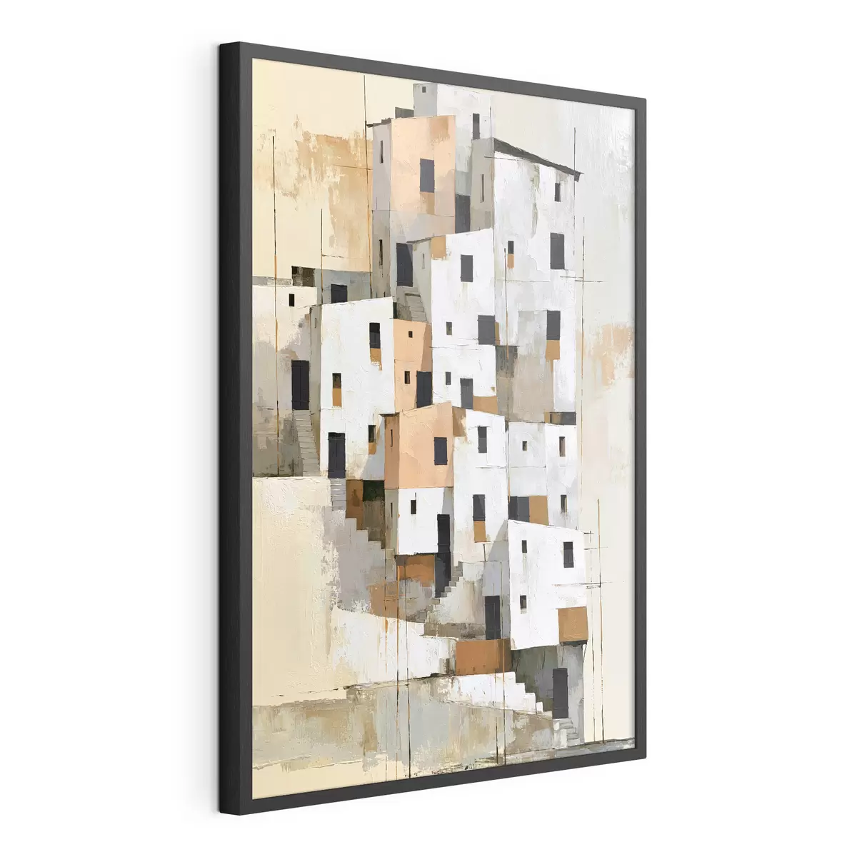 Poster Abstracte huizen f49760