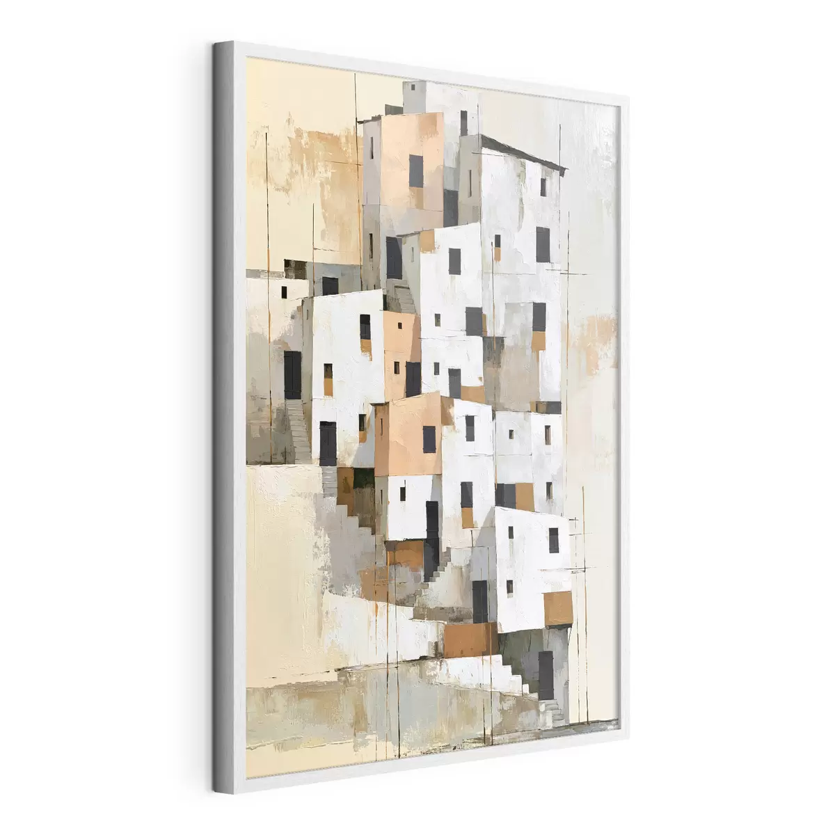 Poster Abstracte huizen f49760