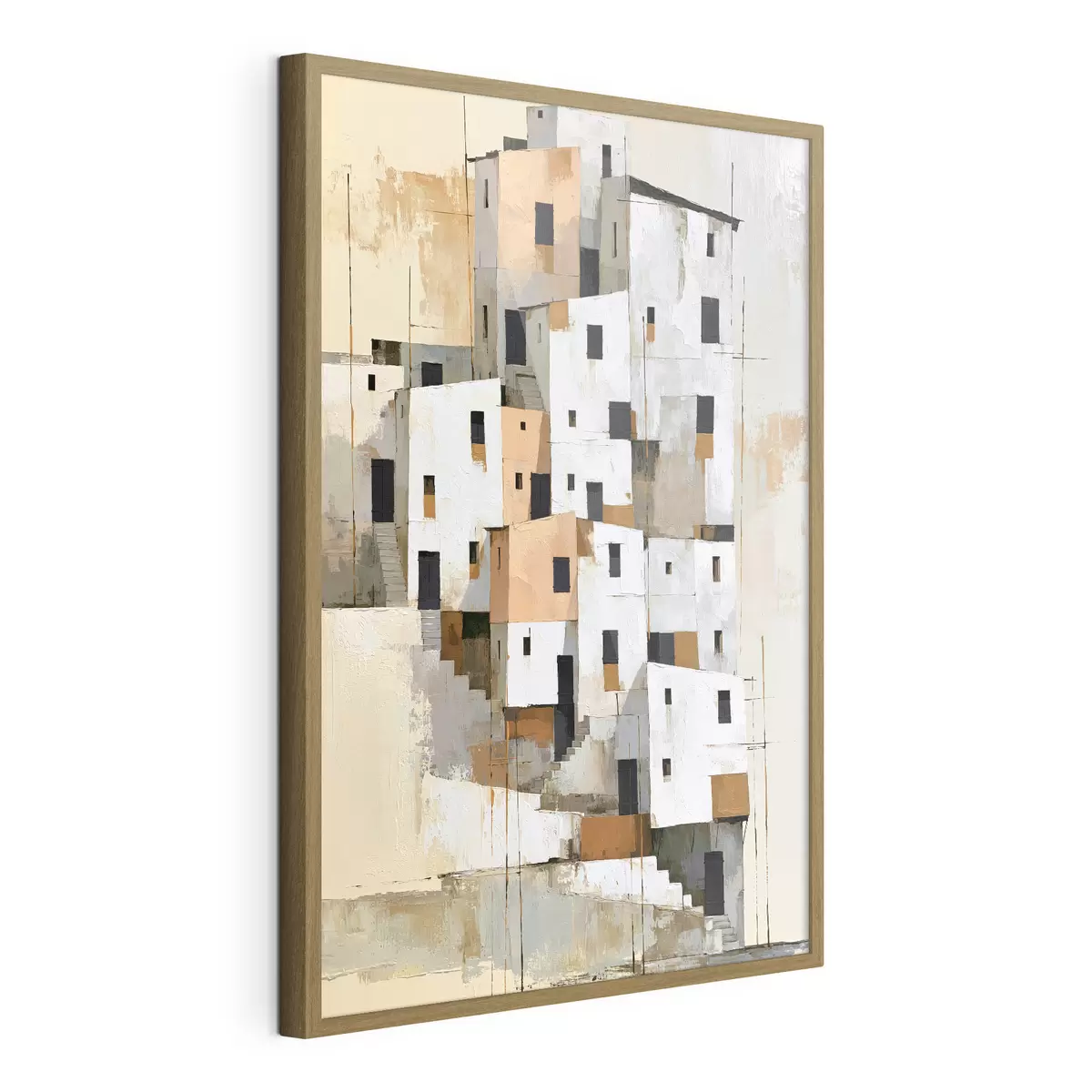 Poster Abstracte huizen f49760
