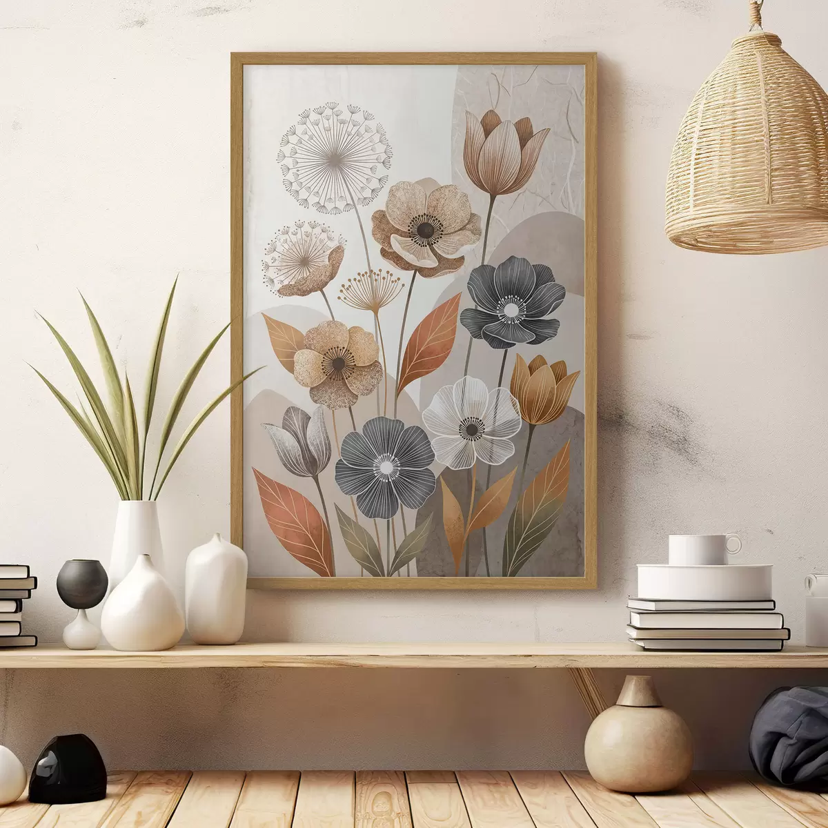 Poster Wilde bloemen f49856