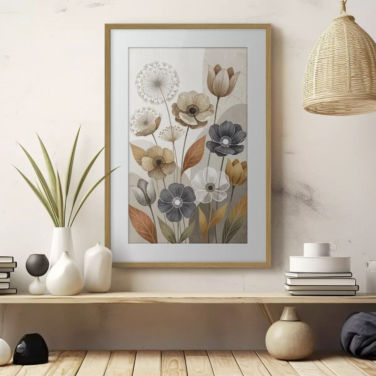 Poster Wilde bloemen f49856