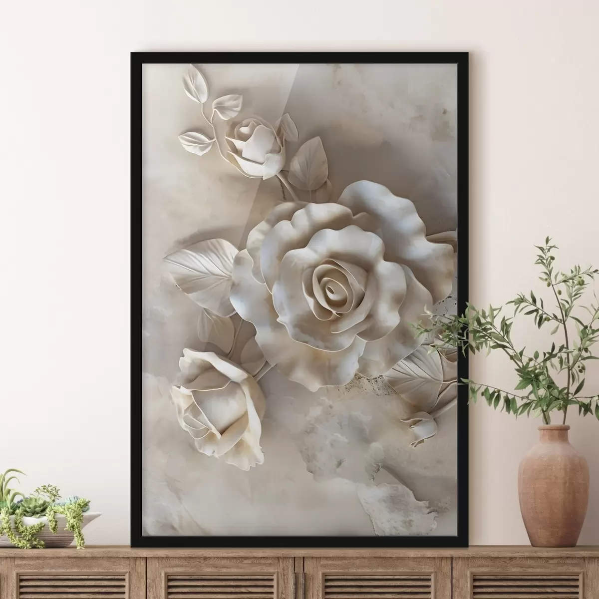 Poster Abstracte kunst voor de woonkamer f49991
