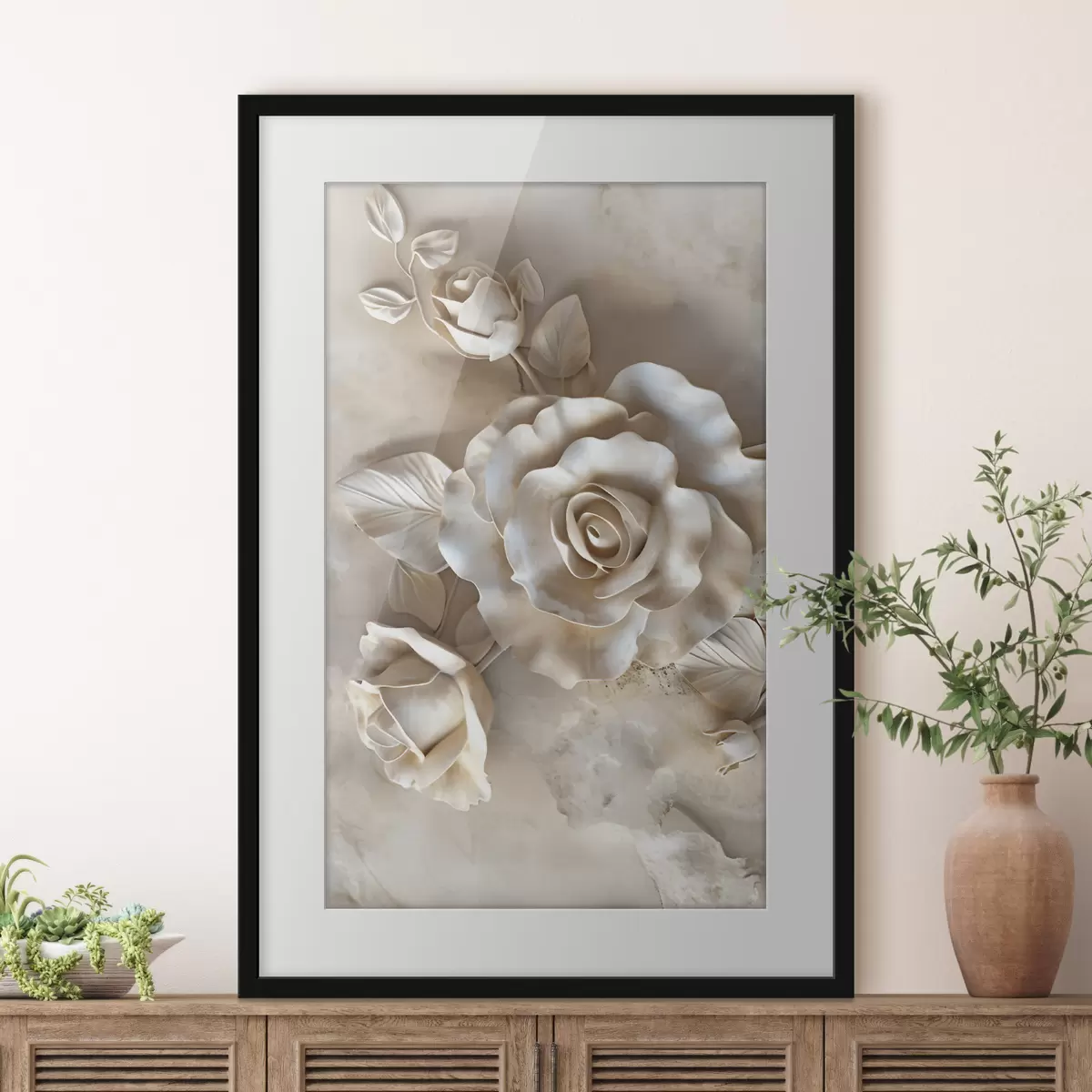 Poster Abstracte kunst voor de woonkamer f49991