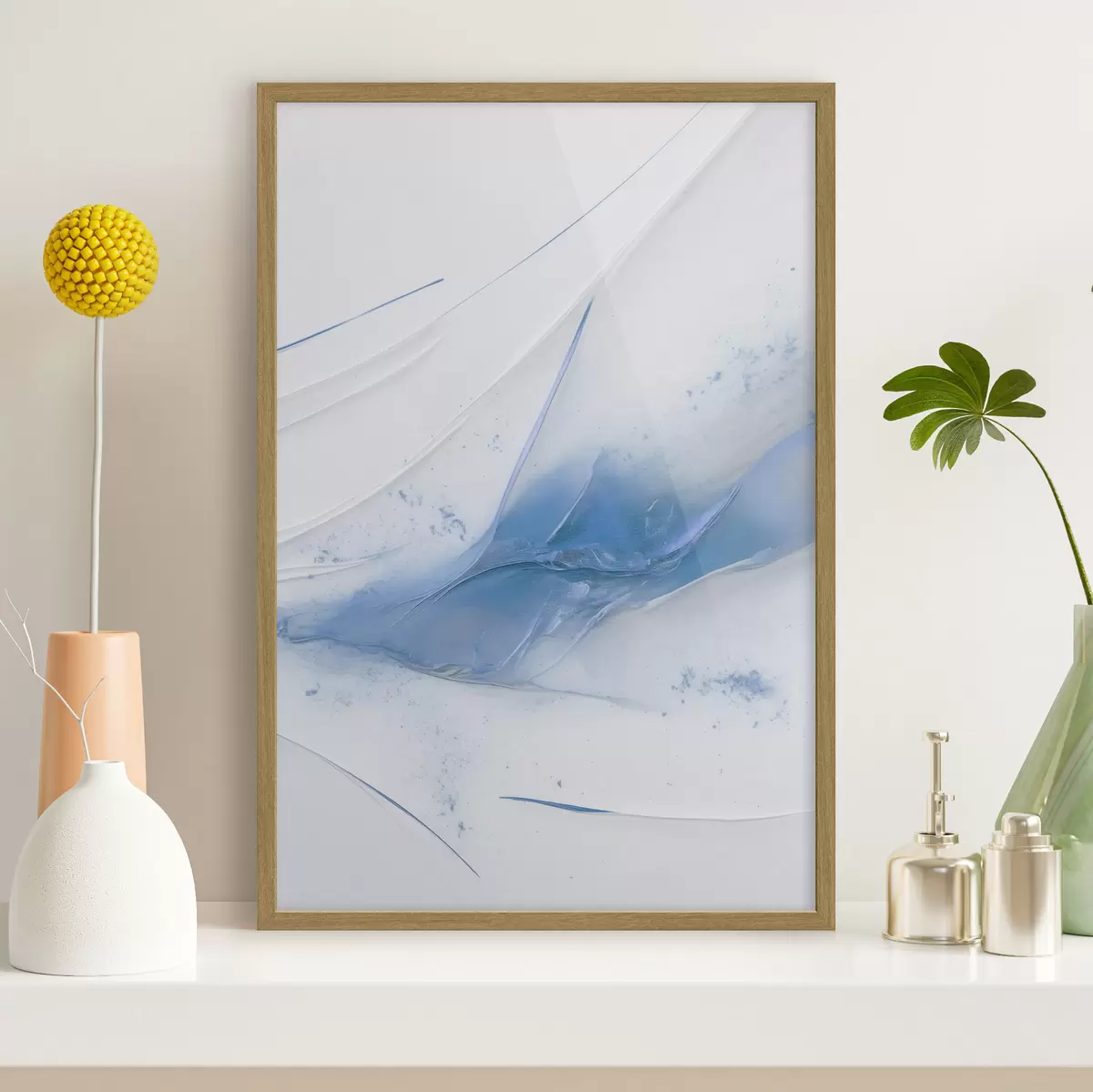 Poster Beige binnenschilderwerk f49993