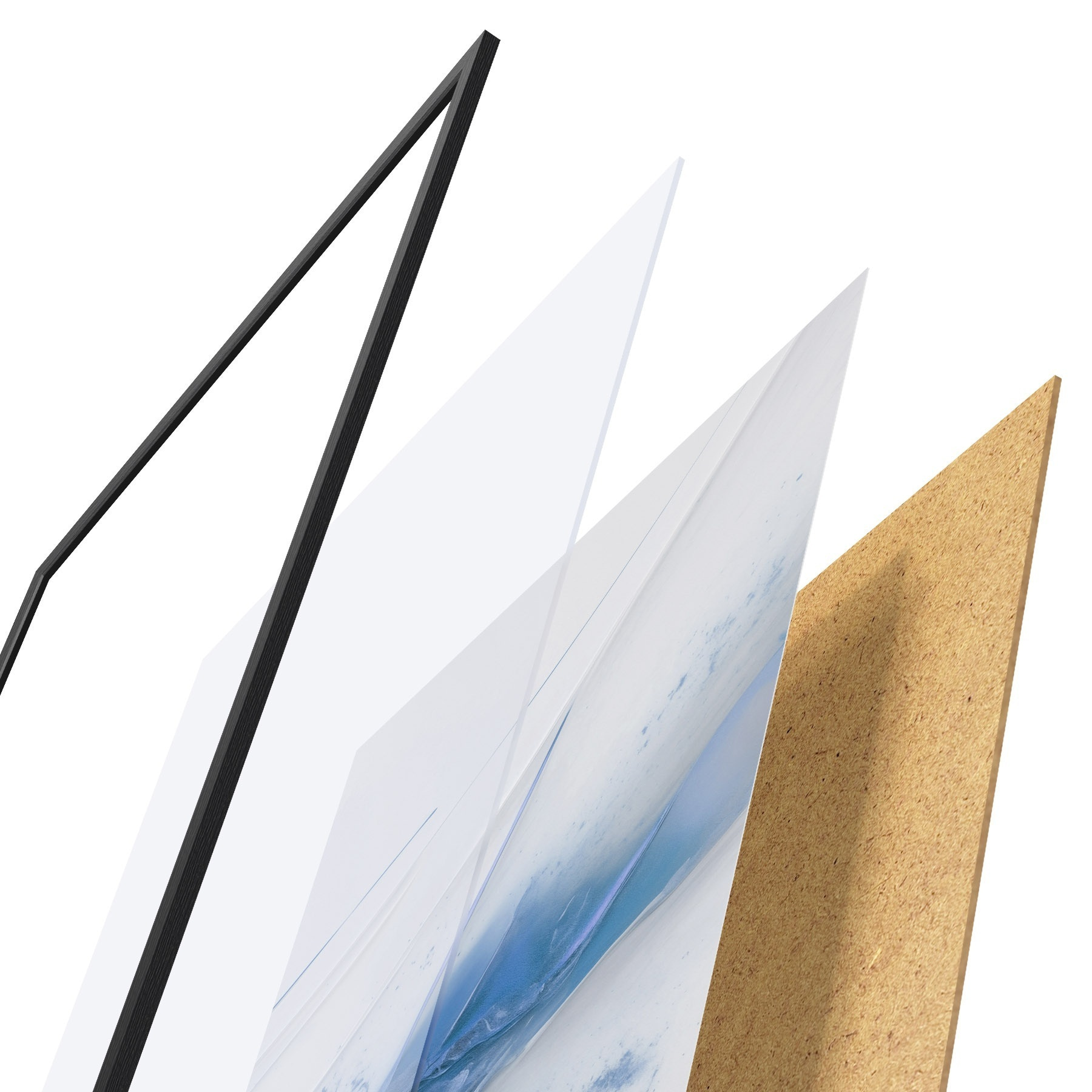 Poster Beige binnenschilderwerk f49993
