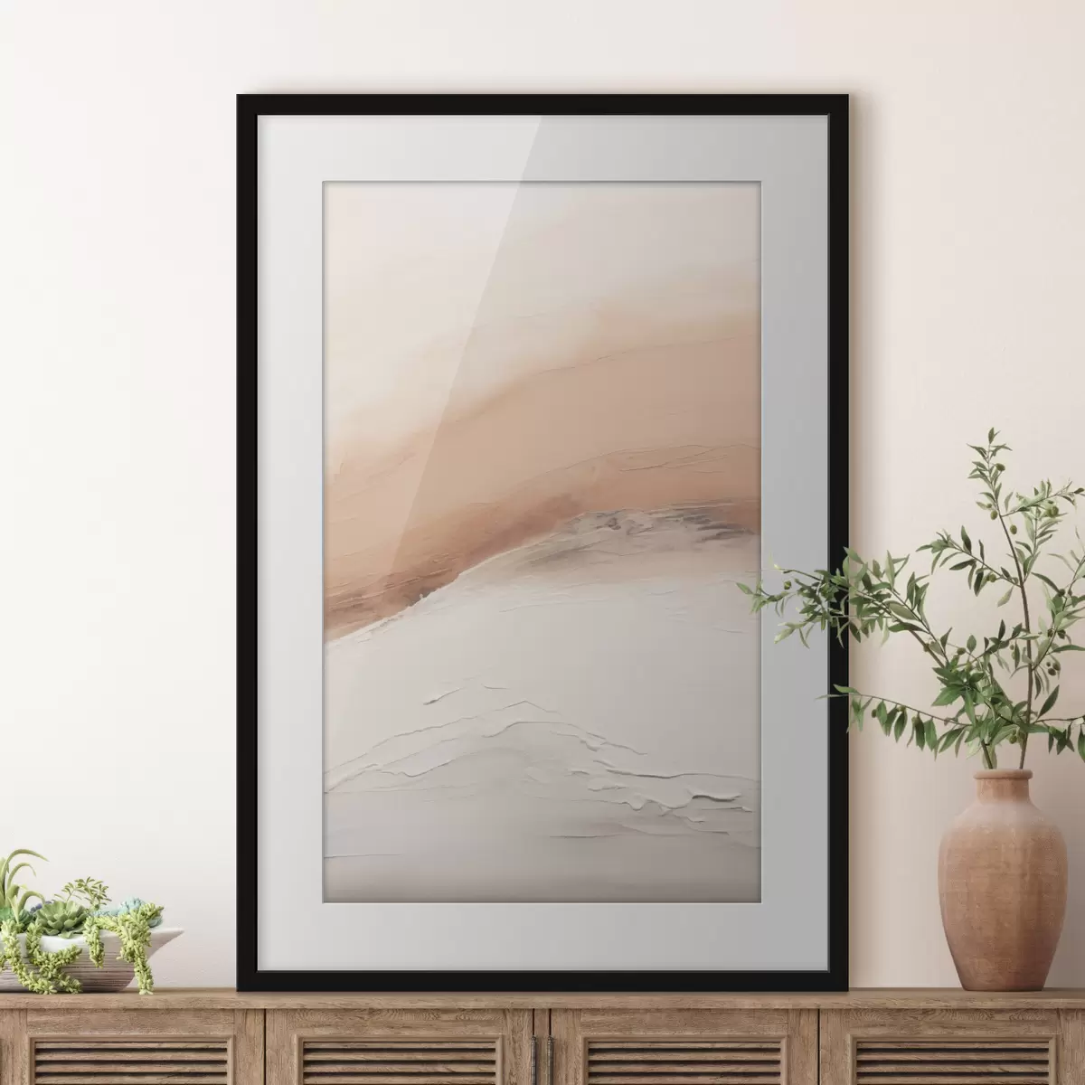 Poster Abstractie met wolken f49995