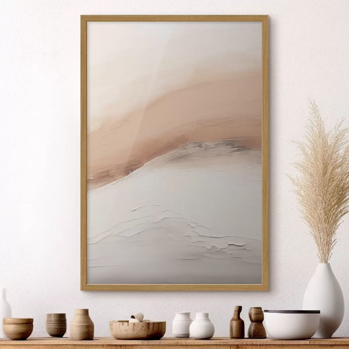 Poster Abstractie met wolken f49995