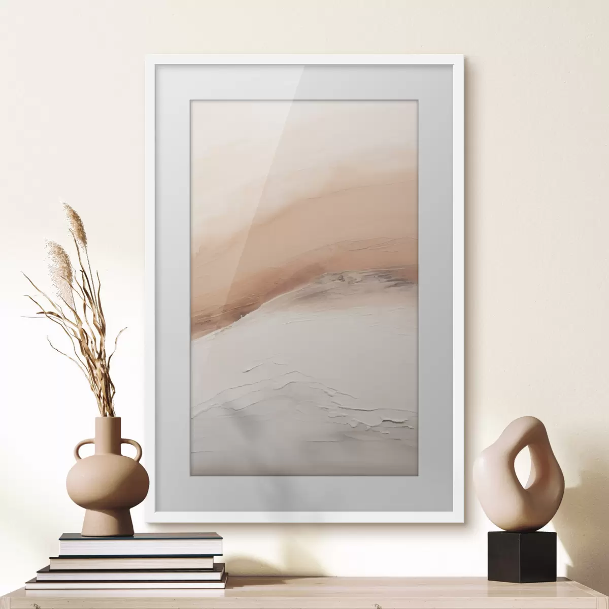 Poster Abstractie met wolken f49995