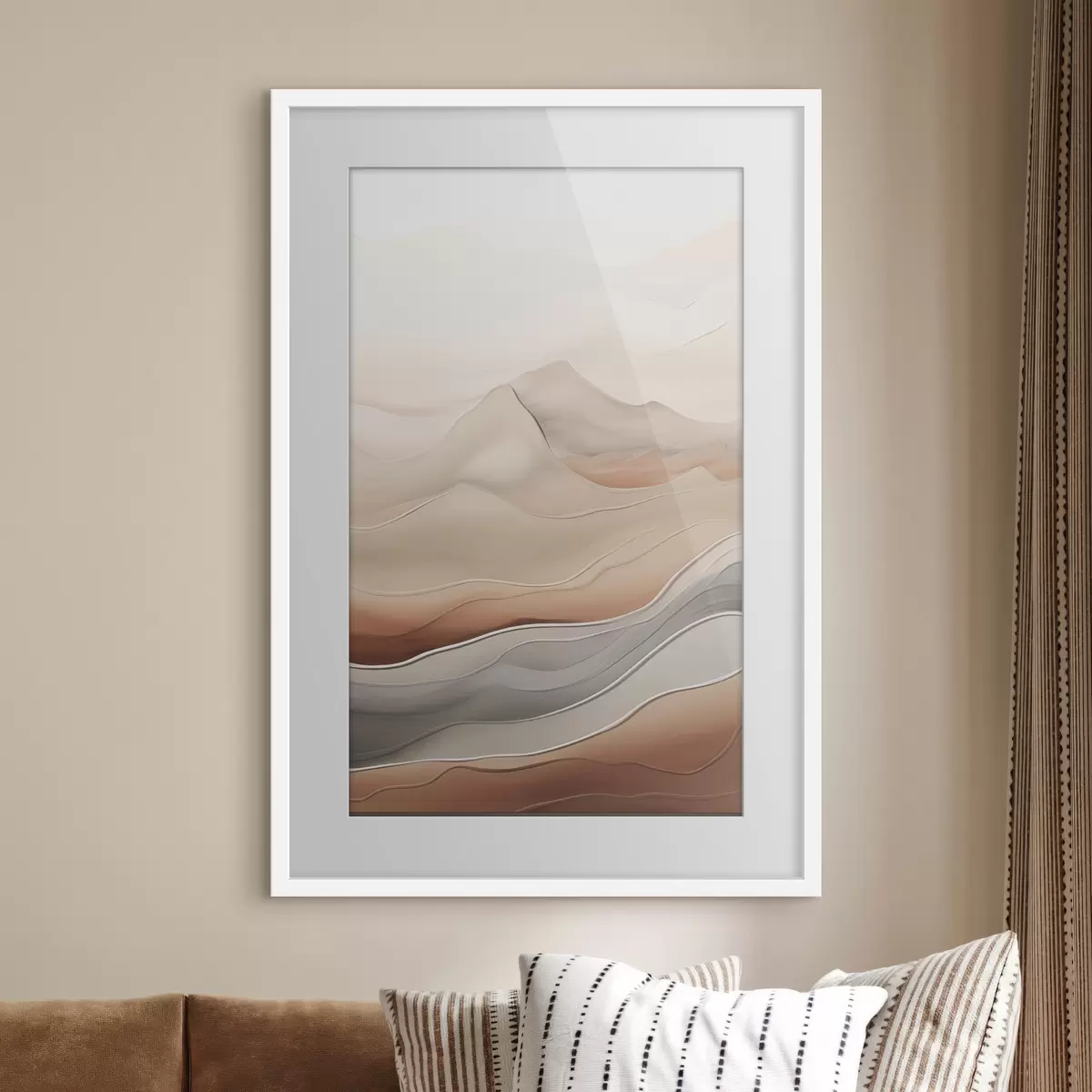 Poster Luchtige abstractie f49996