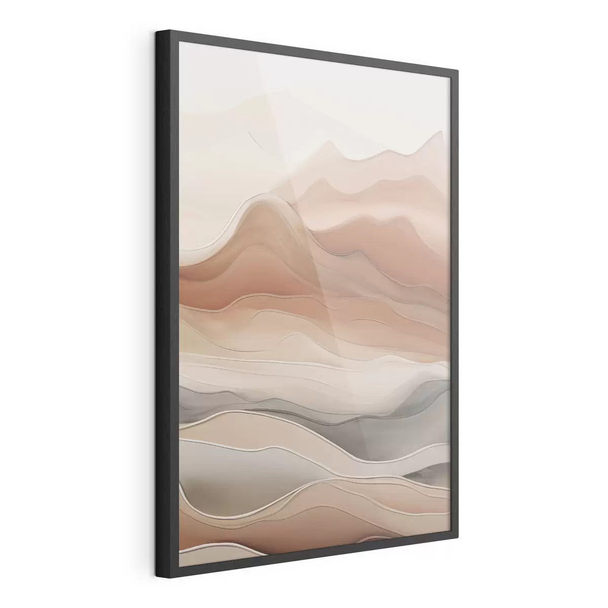 Poster Neutrale abstractie f49997
