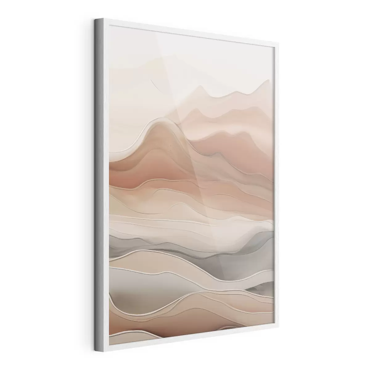 Poster Neutrale abstractie f49997